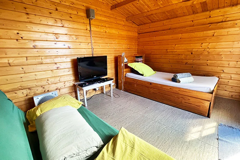 Les couchages du chalet complémentaire du Delux