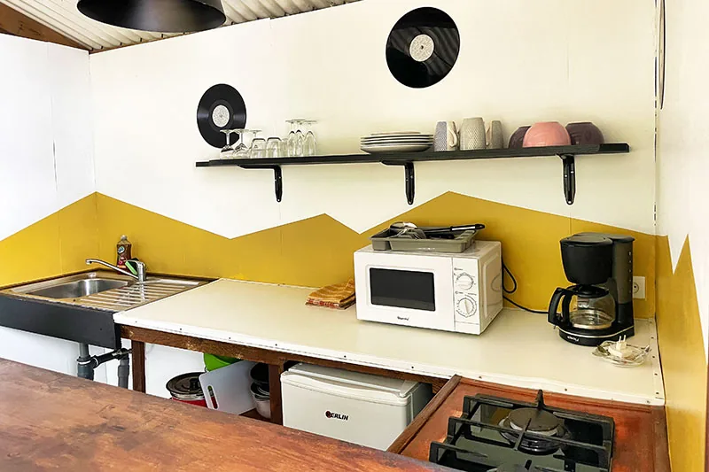 La cuisine privative du Dôme Funky