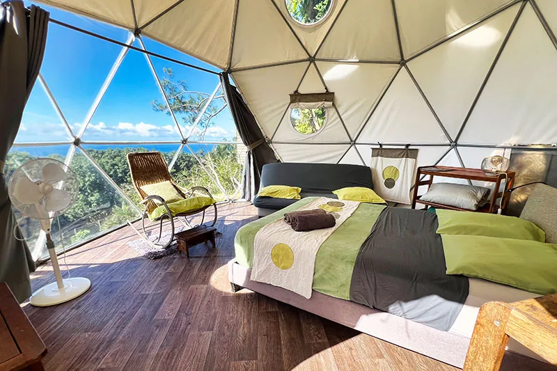 La chambre du Dôme Zen
